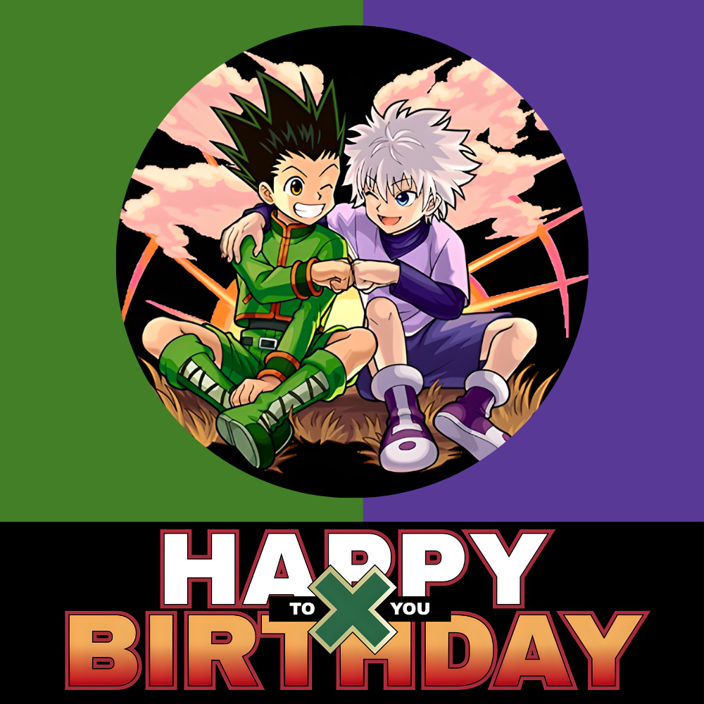 Hunter x Hunter Birthday Card