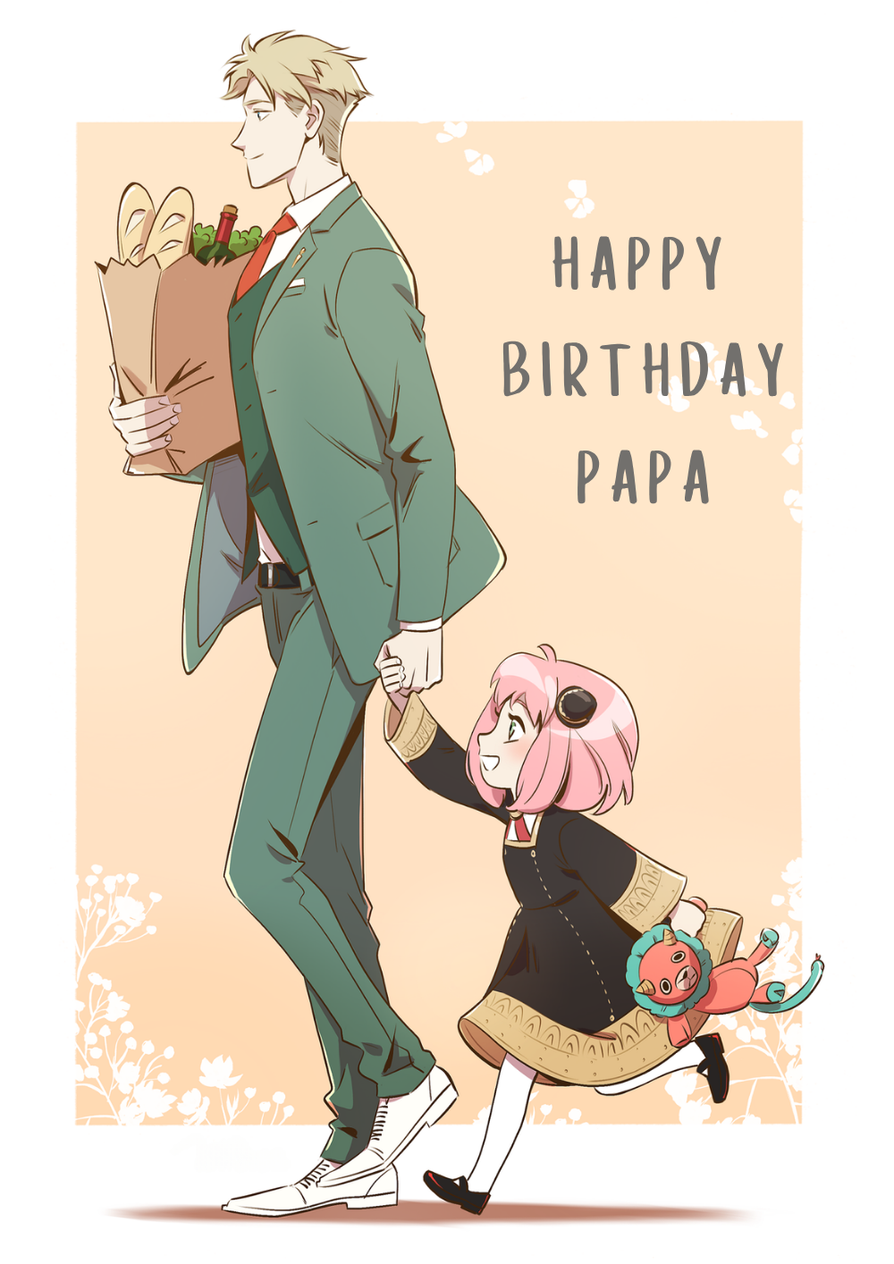 Spy x Family Birthday Card