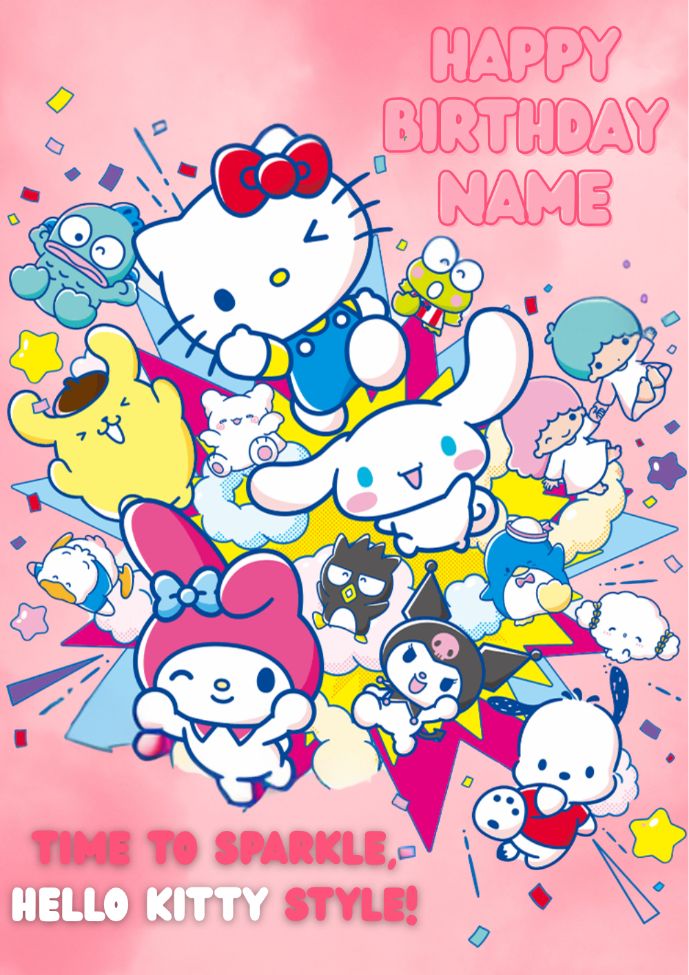 Hello Kitty & Friends Birthday Card
