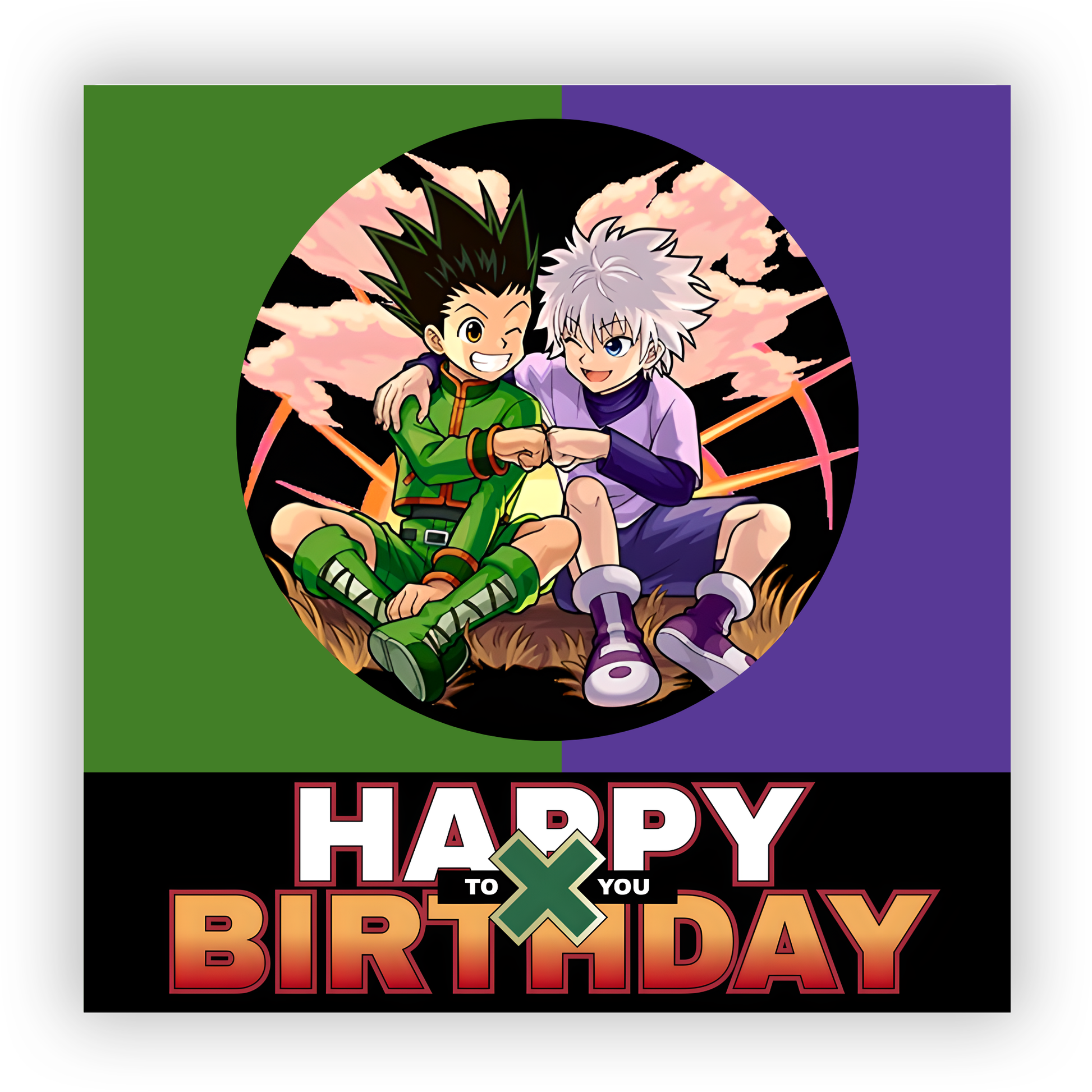 Hunter x Hunter Birthday Card