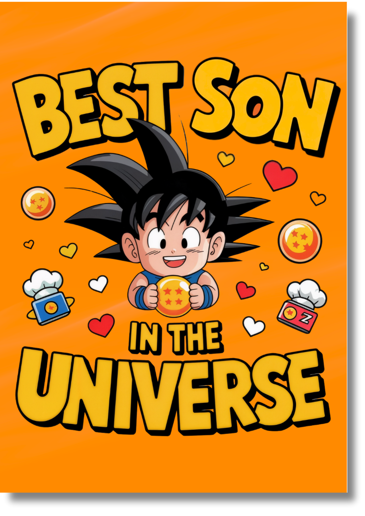 Kawaii Goku, Son Birthday Card