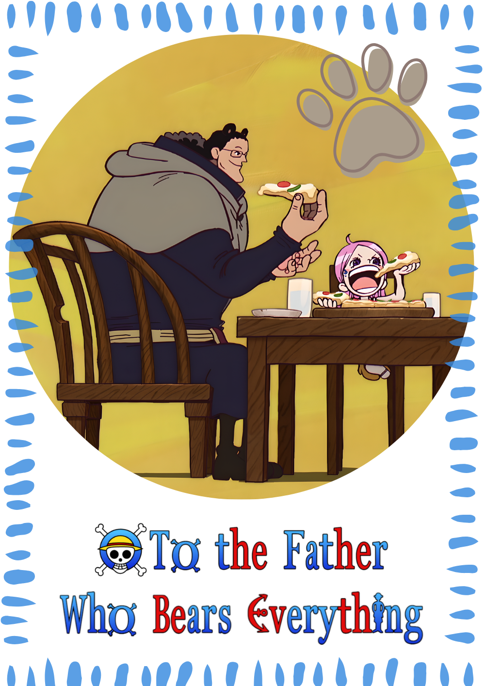 One Piece Kuma & Bonney Card