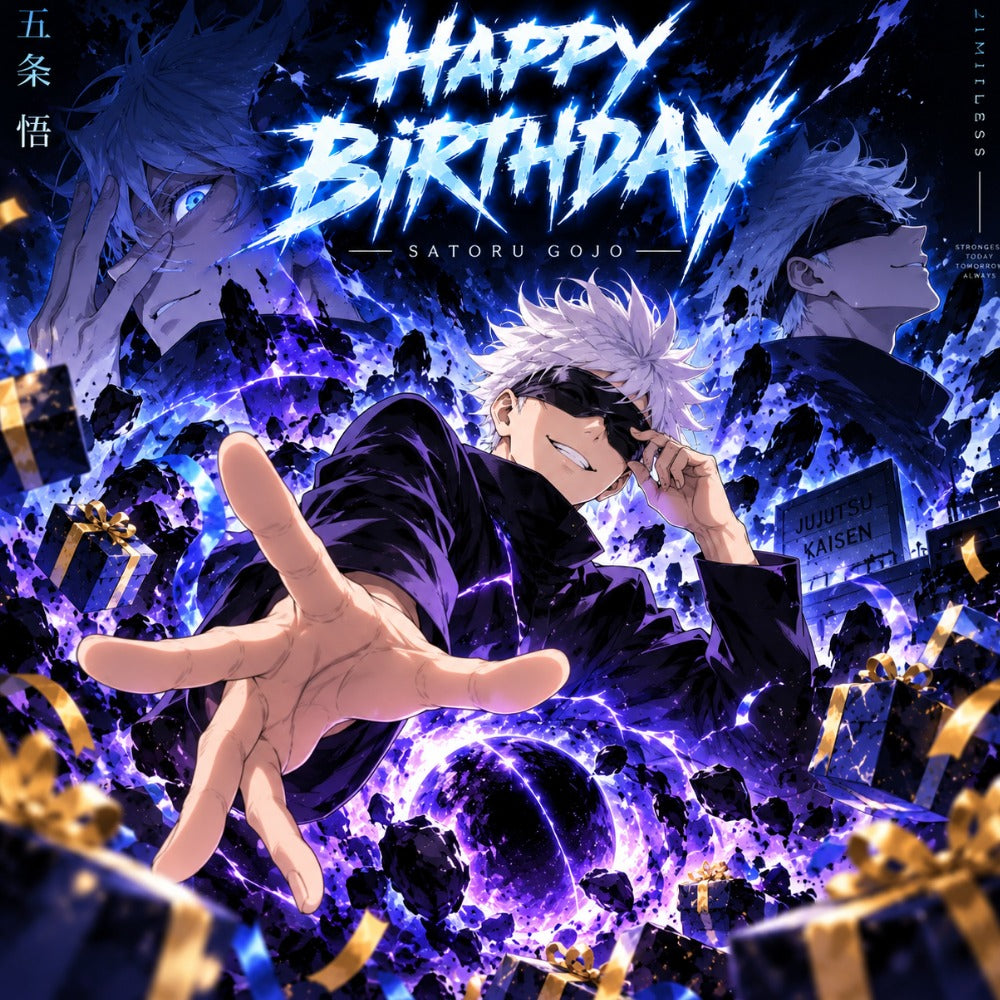 Jujutsu Kaisen Gojo Satoru Birthday Card