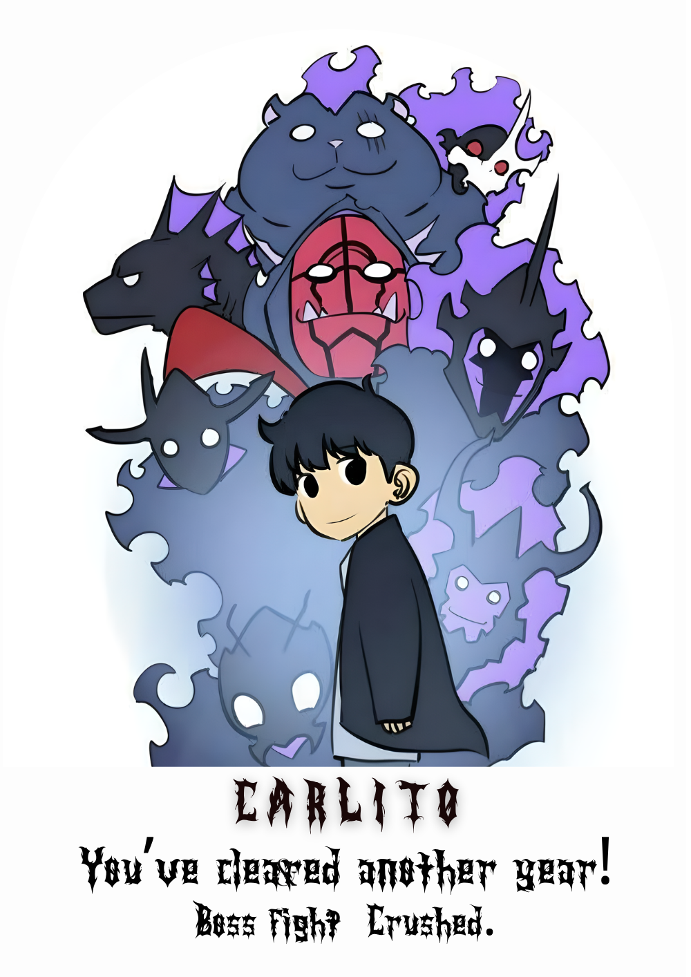 Personalised Mob Psycho 100 Birthday Card